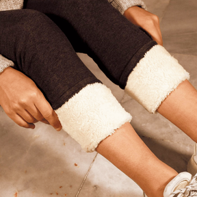 Fleece Leggings - Beige