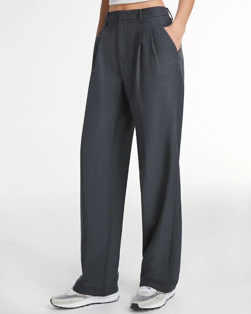 Slate Wide-Leg Pants