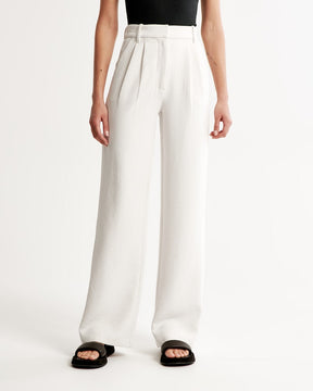 Wide-Leg Tailored Pants