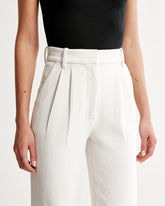 White Wide-Leg Pants