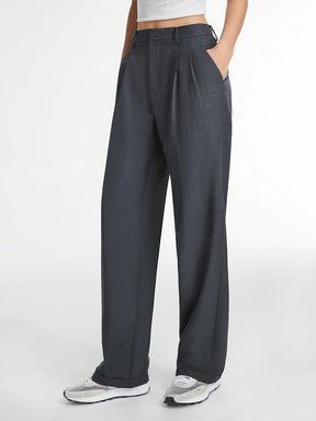 Wide-Leg Tailored Pants